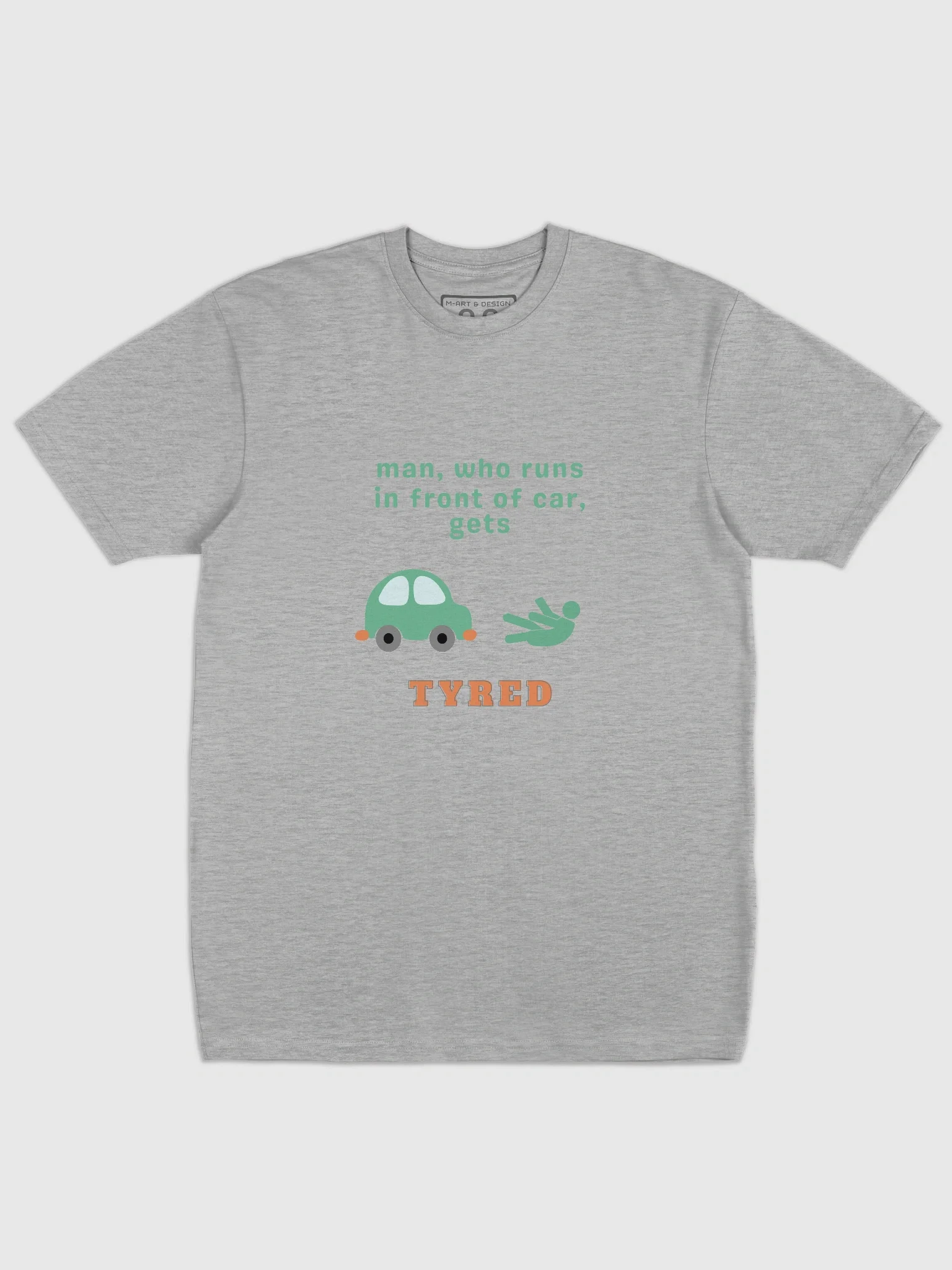 Man in Front of Car - Chinese proverb product image (1)