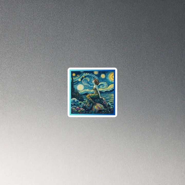Starry Mermaid Slimline Die-Cut Magnets product image (2)