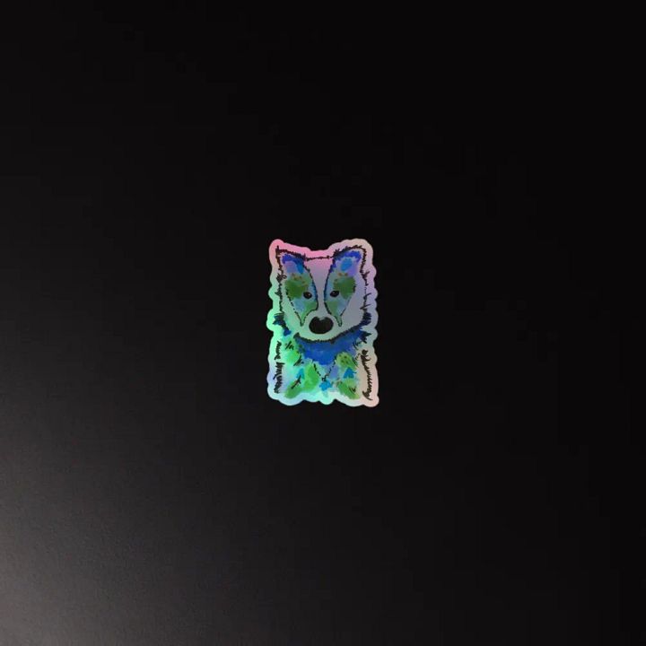 Honey Badger Holographic Sticker product image (2)