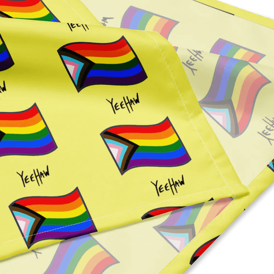 Cowboy x Pride Bandana (Yellow) product image (4)