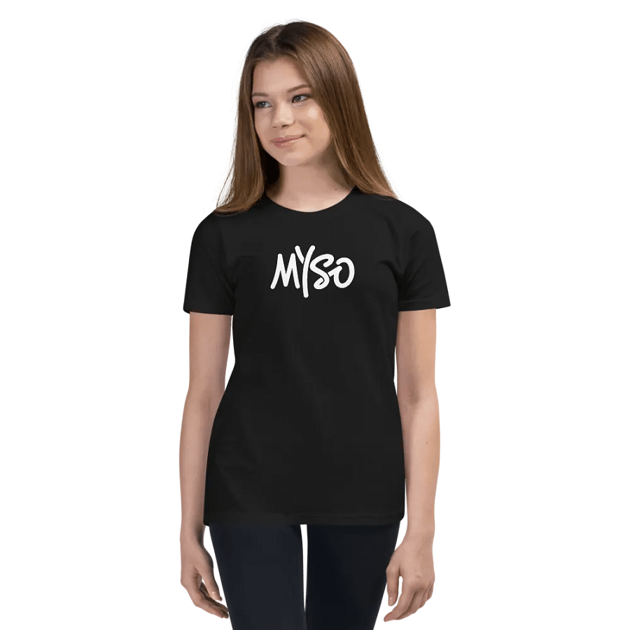 MYSO Youth T-Shirt - White Logo product image (2)