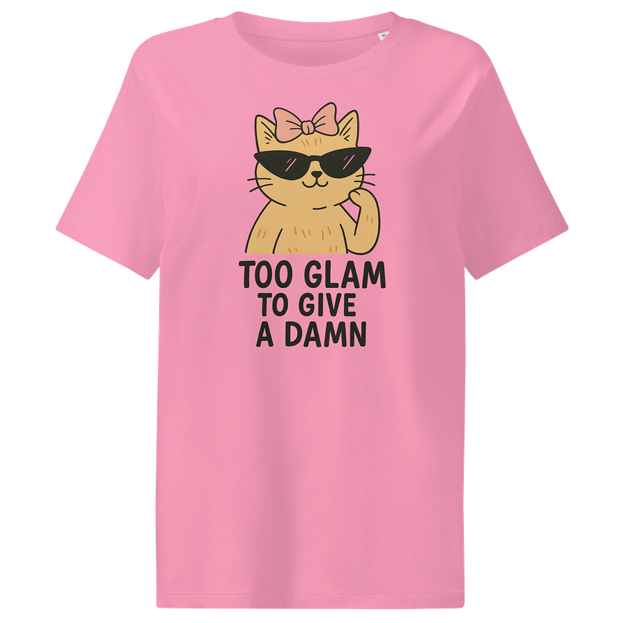 Glam Cat Wave Organic Tee product image (2)