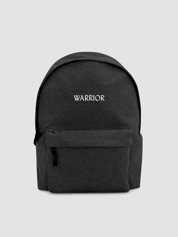 Warrior Backpack (Embroidery - Black) product image (1)
