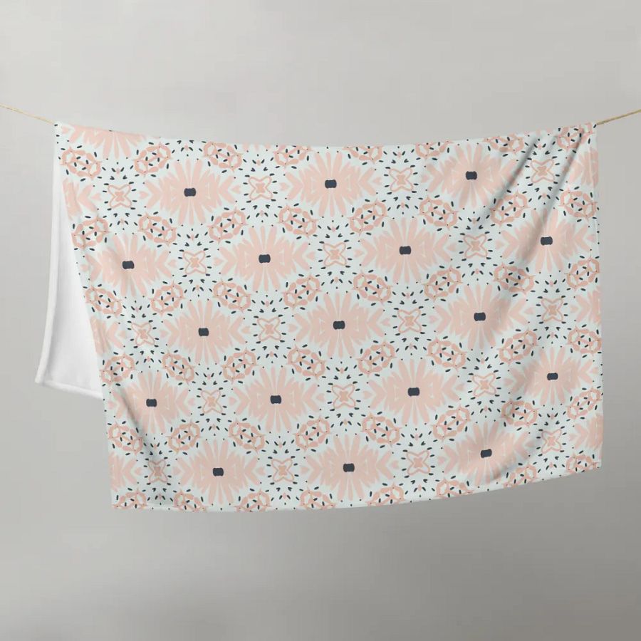 Pink Floral Blanket product image (1)