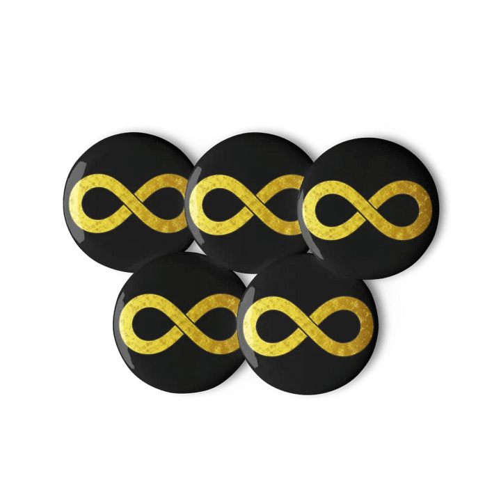 Golden Infinity Pin Set product image (3)