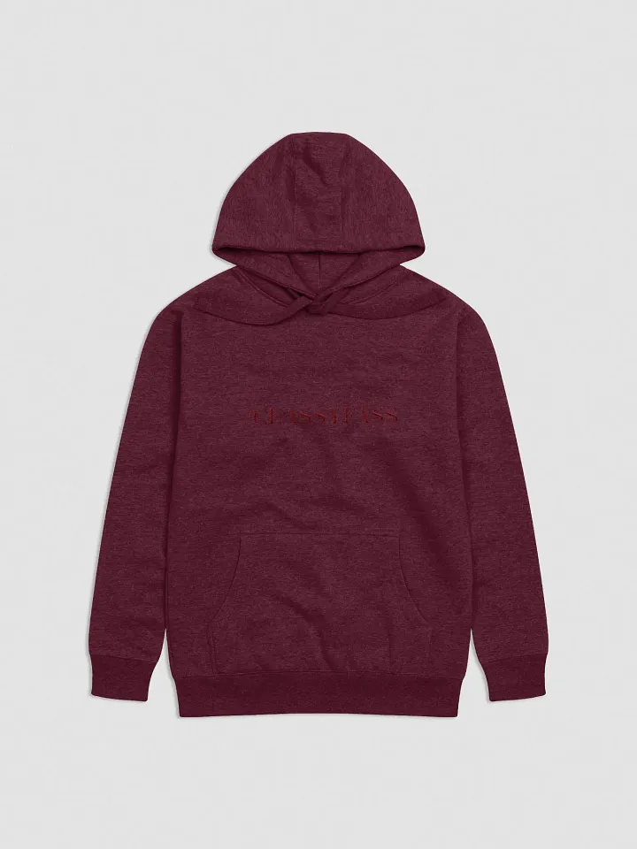 #CLASSY FASS - Maroon Hoodie product image (1)