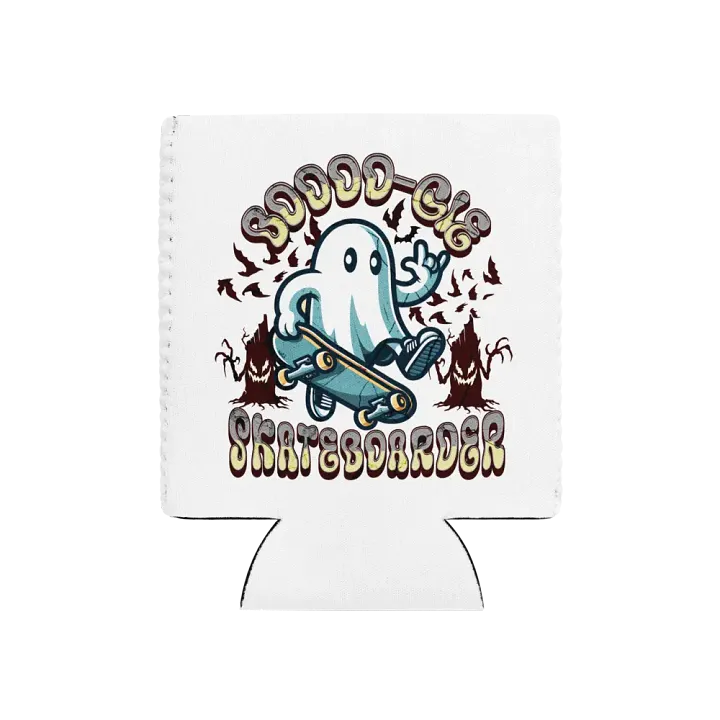 Boooo-gie Skateboarder Spooky Skater Can Cooler product image (1)