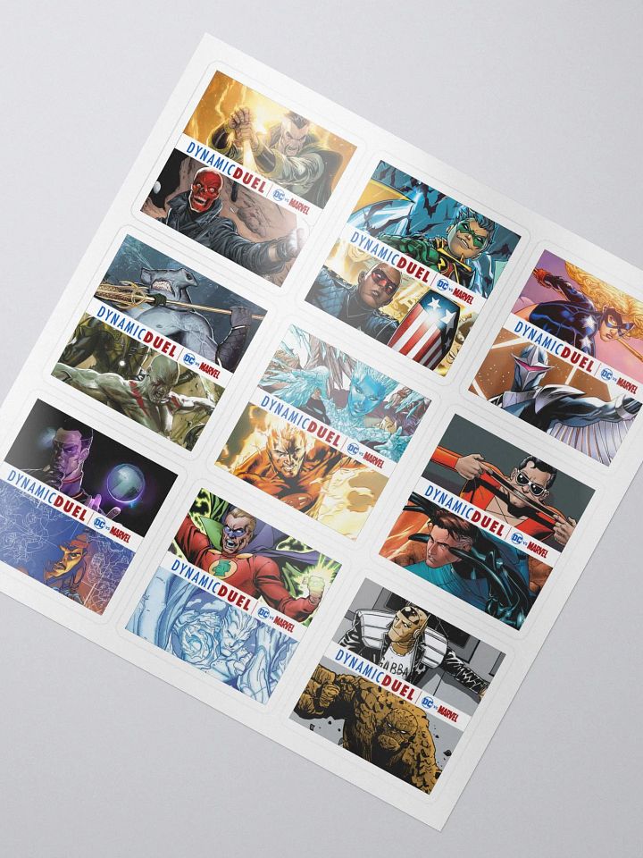 Dynamic Duel Episode Cover Stickers - Series 10 product image (2)