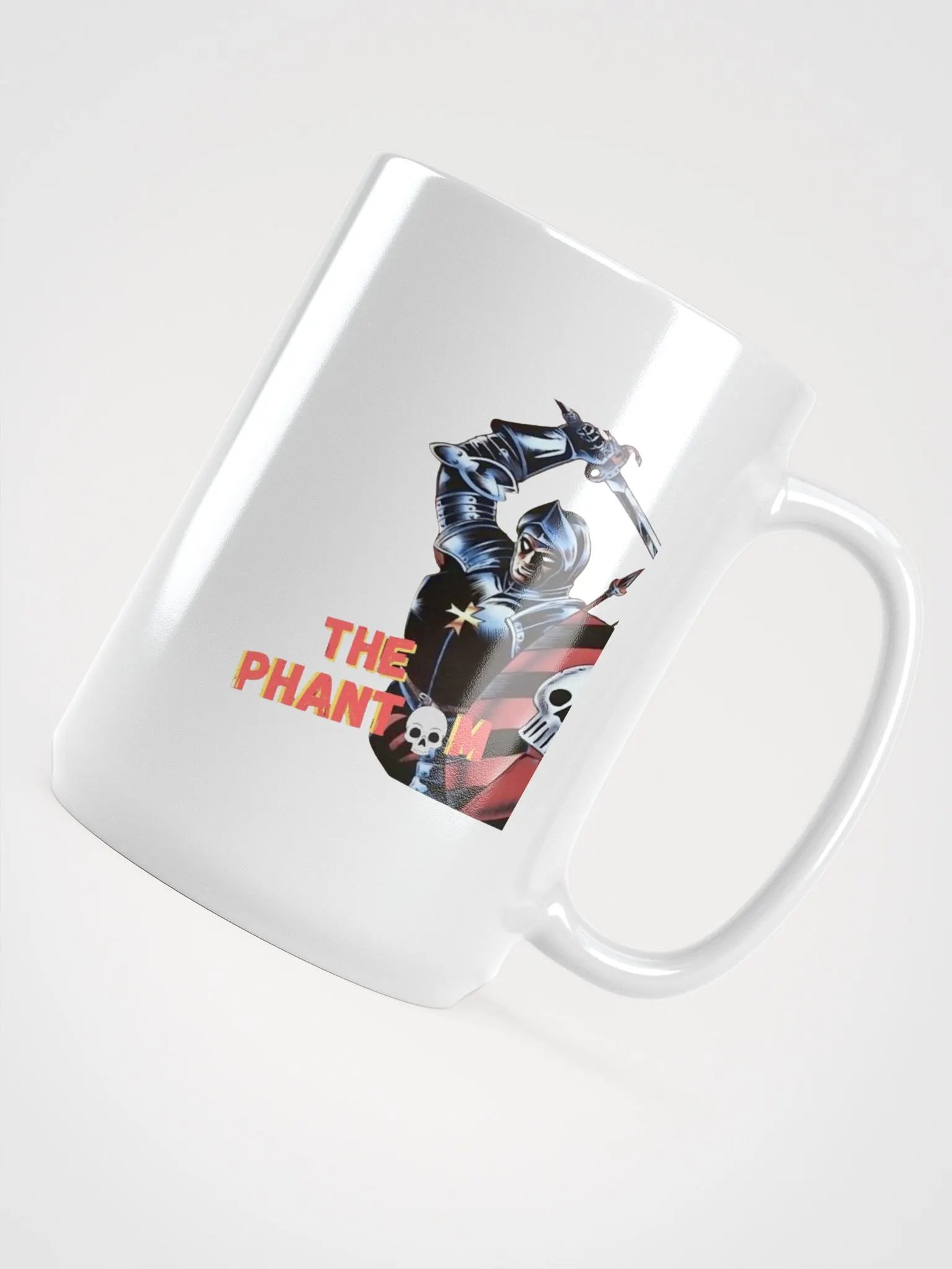 Ghost who Walks in Warrior Look :White Glossy Mug product image (4)