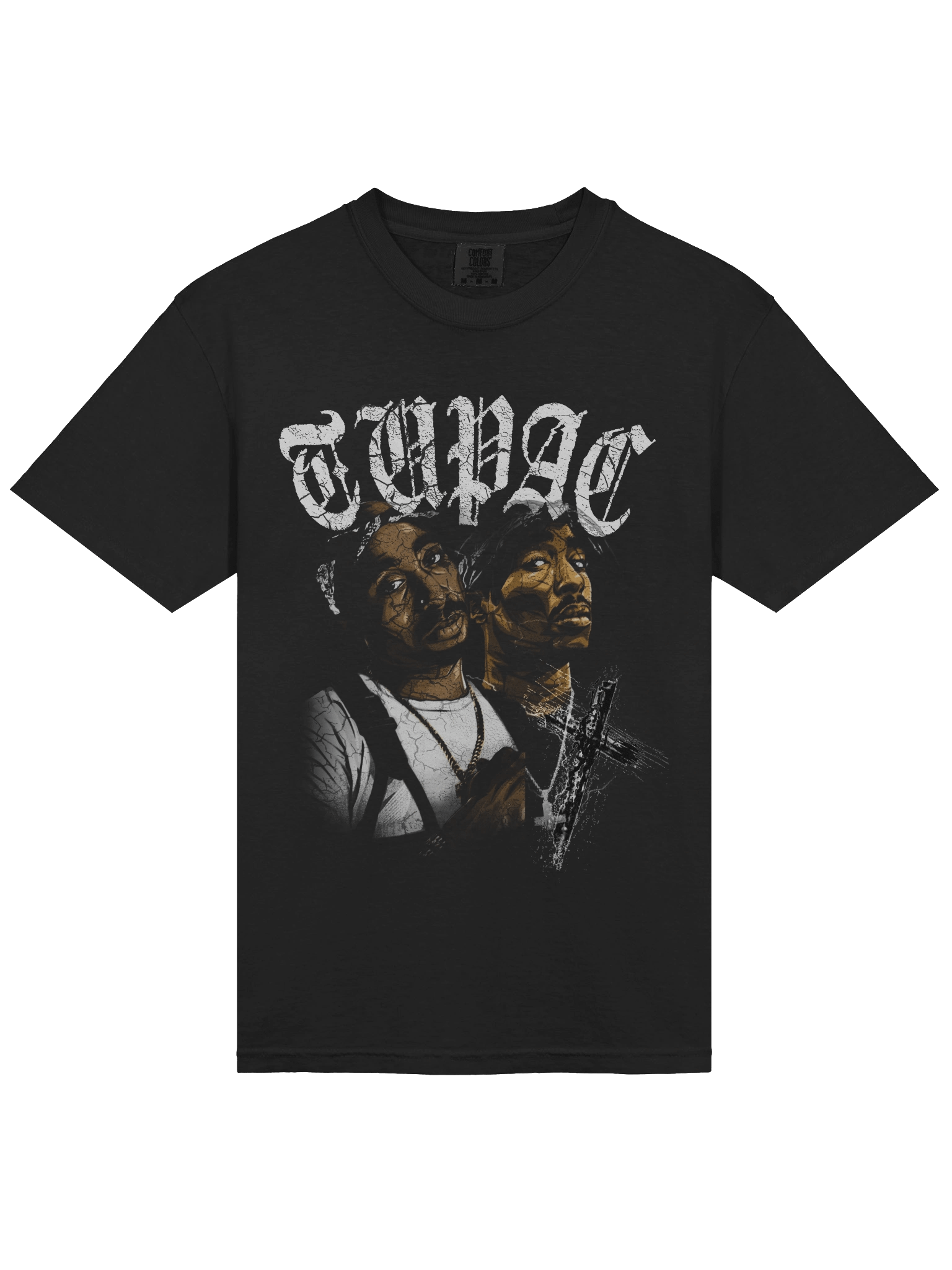 2Pac Hip Hop Legend Black Tee product image (3)