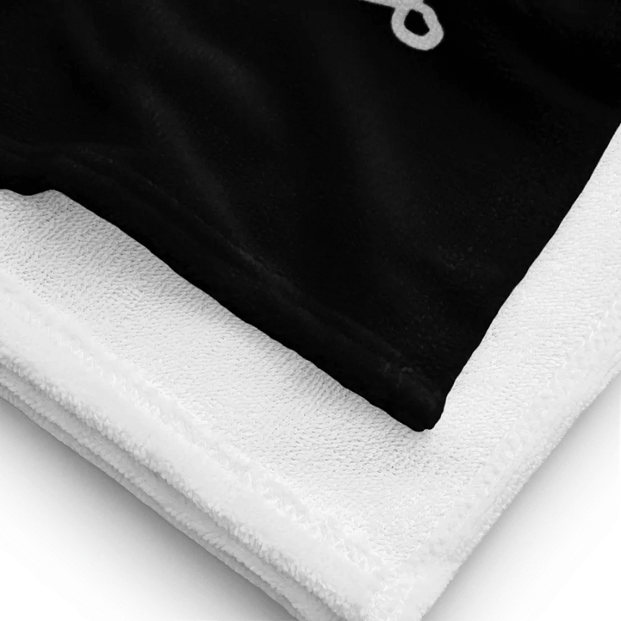 White HApex Gear Black Logo - Black Sublimated Towel product image (5)