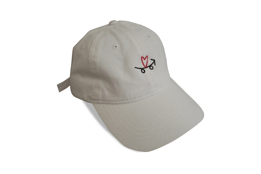 logo hat white product image (2)