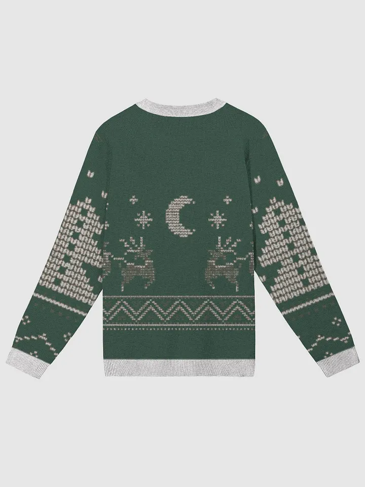 Celestial Green Reindeer Knit Sweater product image (2)