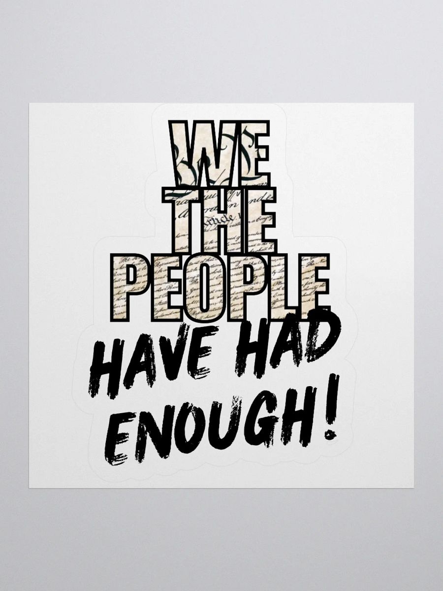 We The People Sticker product image (1)