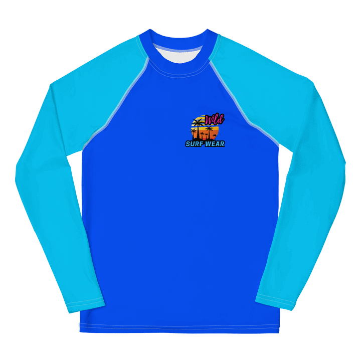 Wild Blue 2Tone Youth Rash Guard product image (1)