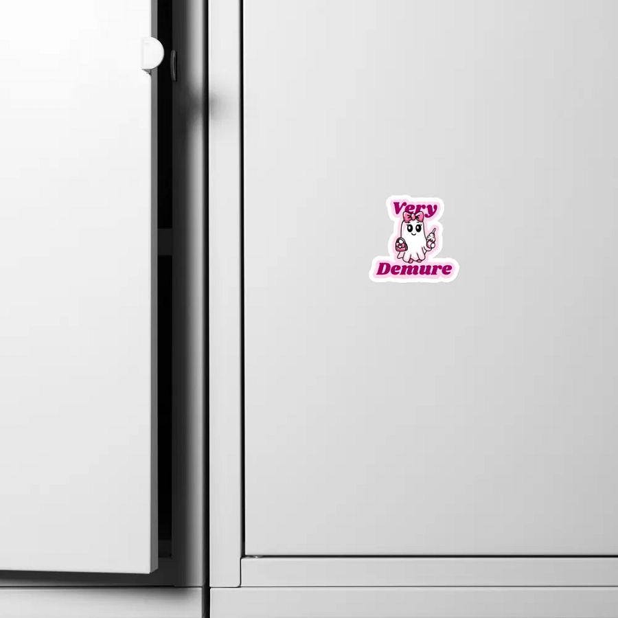 Very Demure Cute Ghost Magnet product image (8)
