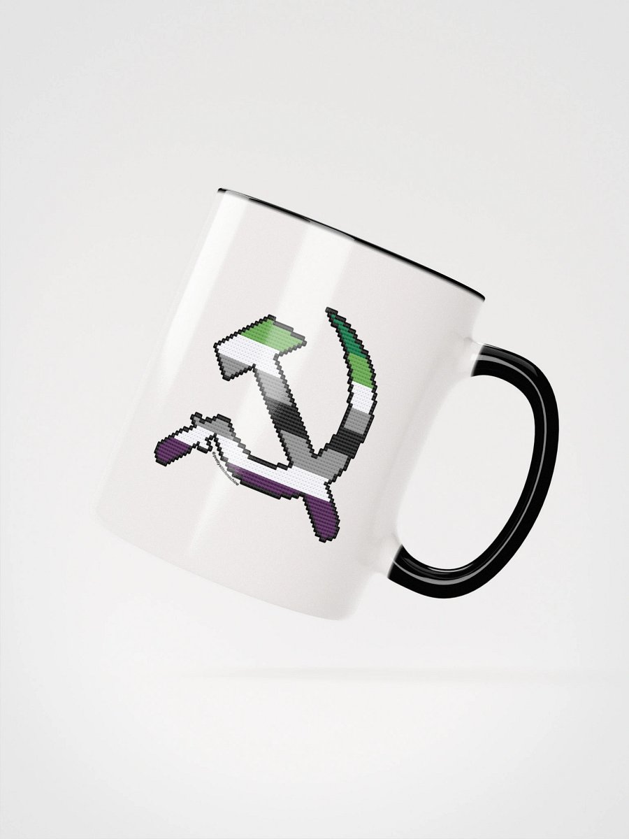 Aroace Pride Hammer & Sickle Ceramic Mug product image (9)