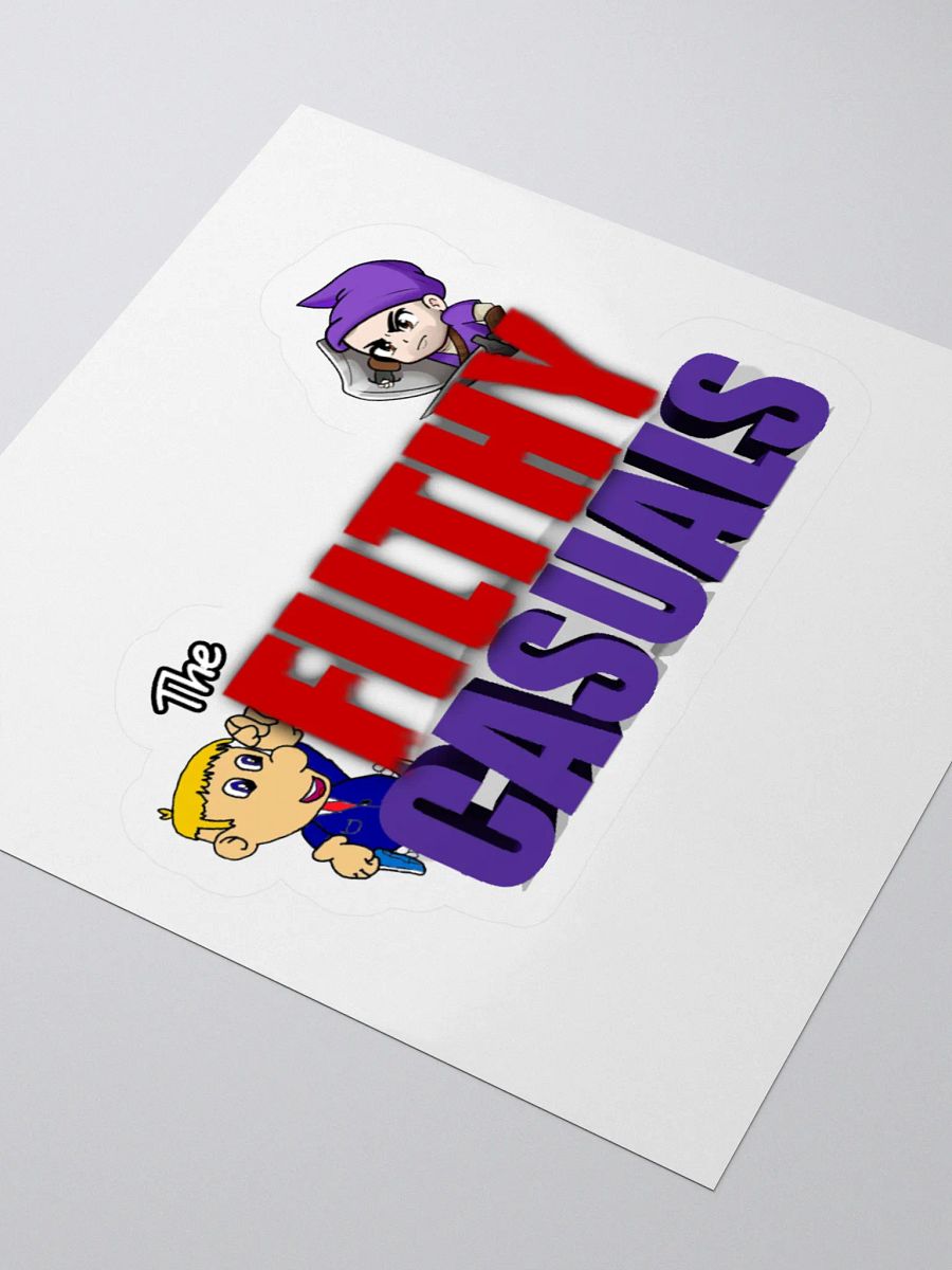 'The Filthy Casuals' Kiss Cut Stickers product image (3)