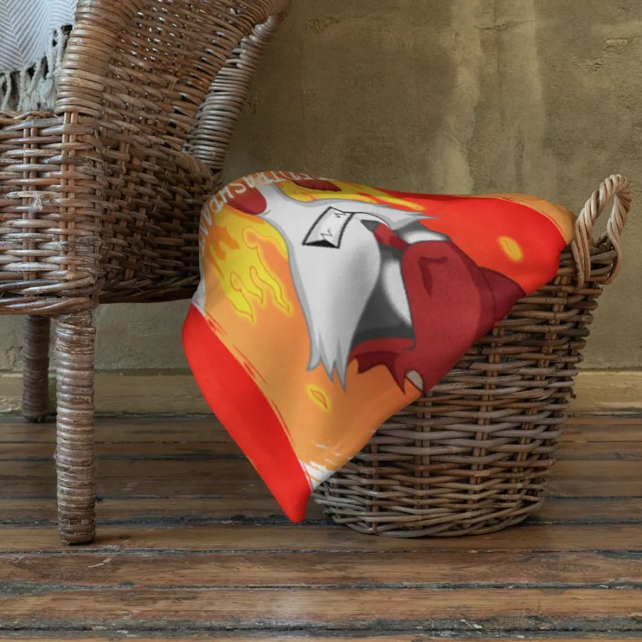Red Trash Panda Rage Emote Blanket product image (22)