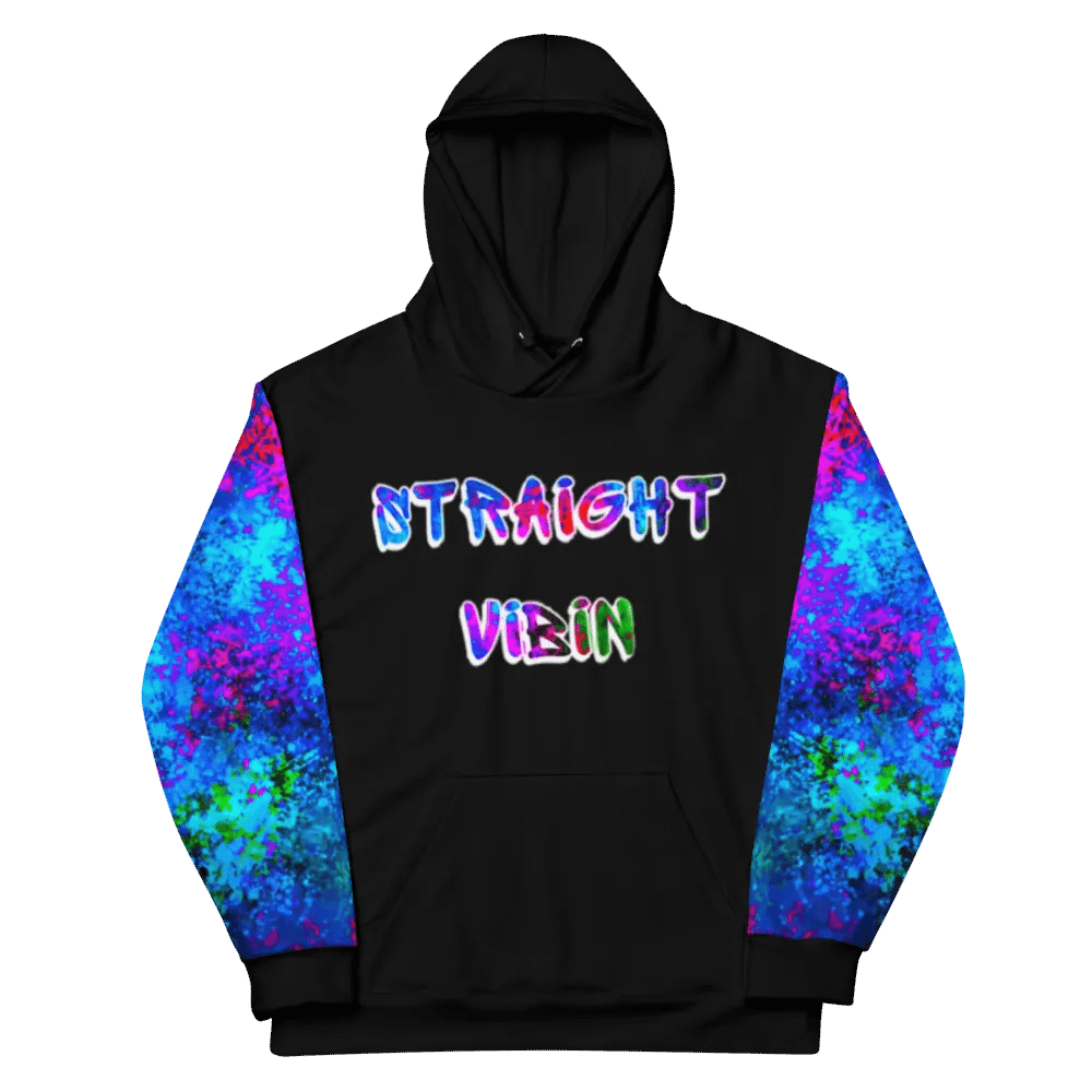 STRAIGHT VIBIN NEON COLOR FADE HOODIE product image (11)