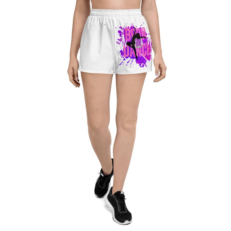 BORN TO DANCE Bold Print Athletic Super Shorts product image (1)