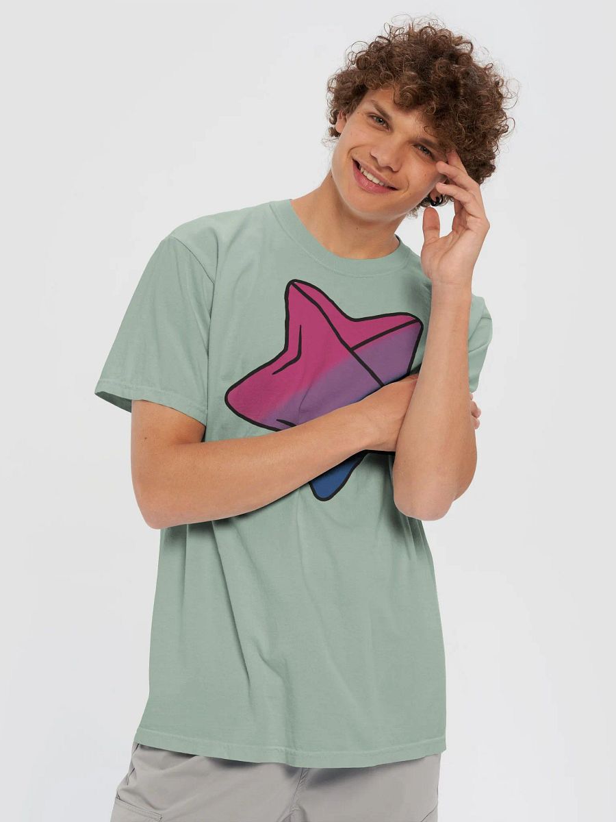 Bi Pride Folding Star T Shirt product image (41)
