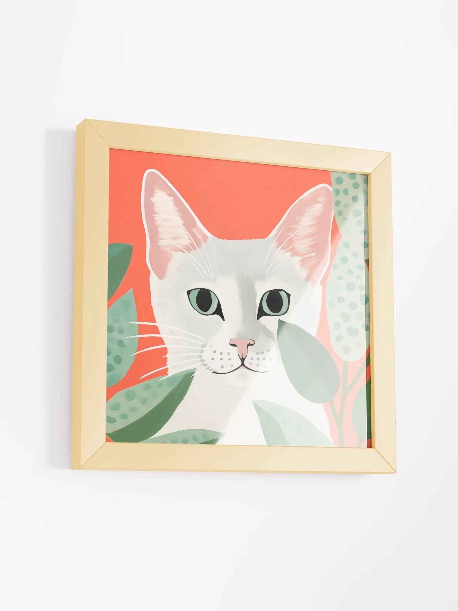 Vibrant Cat Eyes Framed Art Print product image (17)