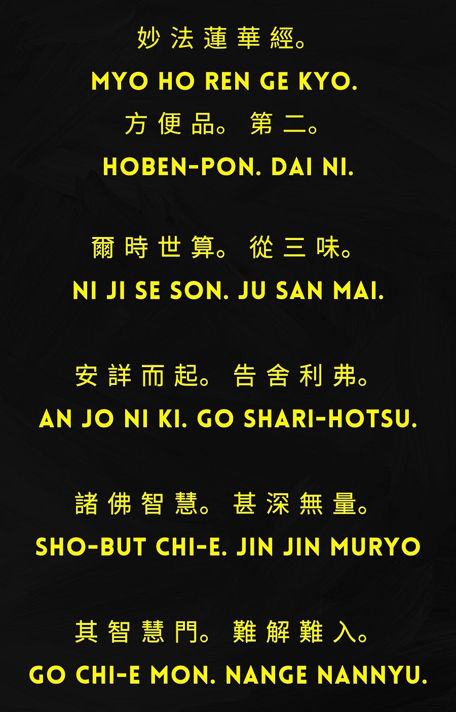 Nichiren Buddhism New Gongyo Liturgy Yellow Font [PDF]: With SGI Prayers (English & Japanese Edition) product image (2)