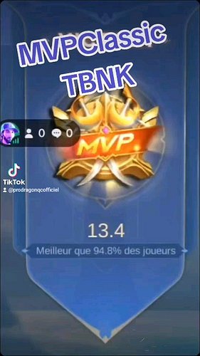 Une soirée de MVP sur Mobile legends en classique 😂