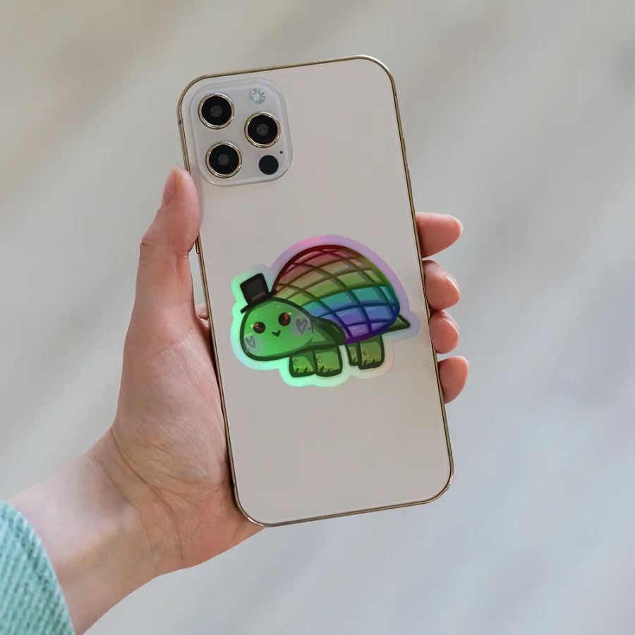 Gay Turtle - LGBT Turtle Rainbow Flag Shell product image (8)