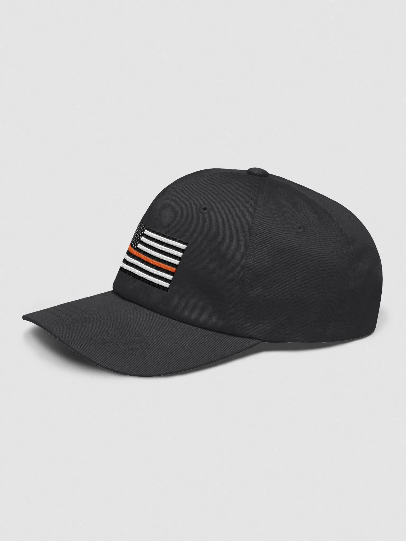 Orange Stripe American Flag Hat product image (3)
