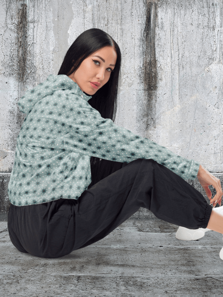 Geometric Pattern Women's Windbreaker Jacket product image (2)