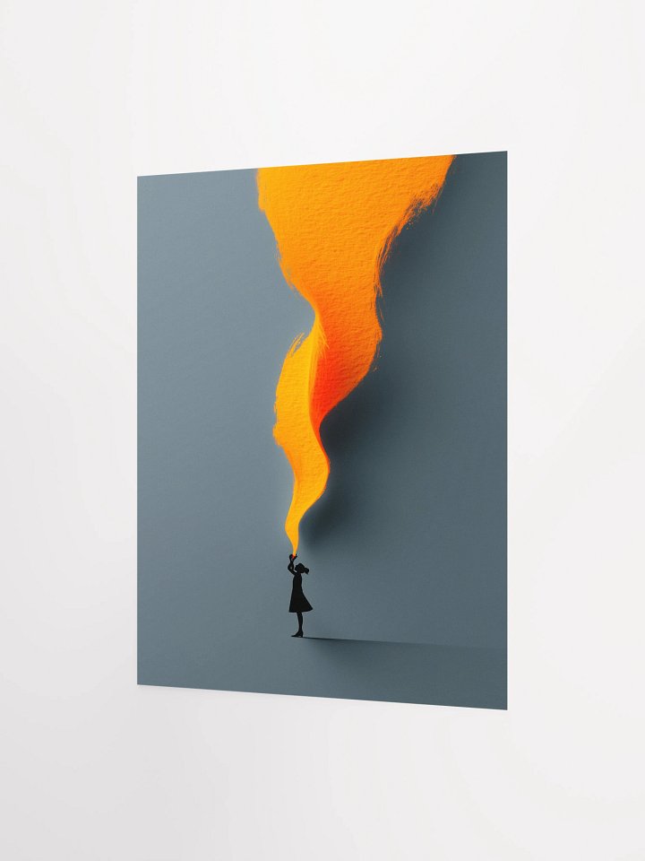 Flame of Imagination Matte Unframed Wall Art Paper Canvas product image (6)