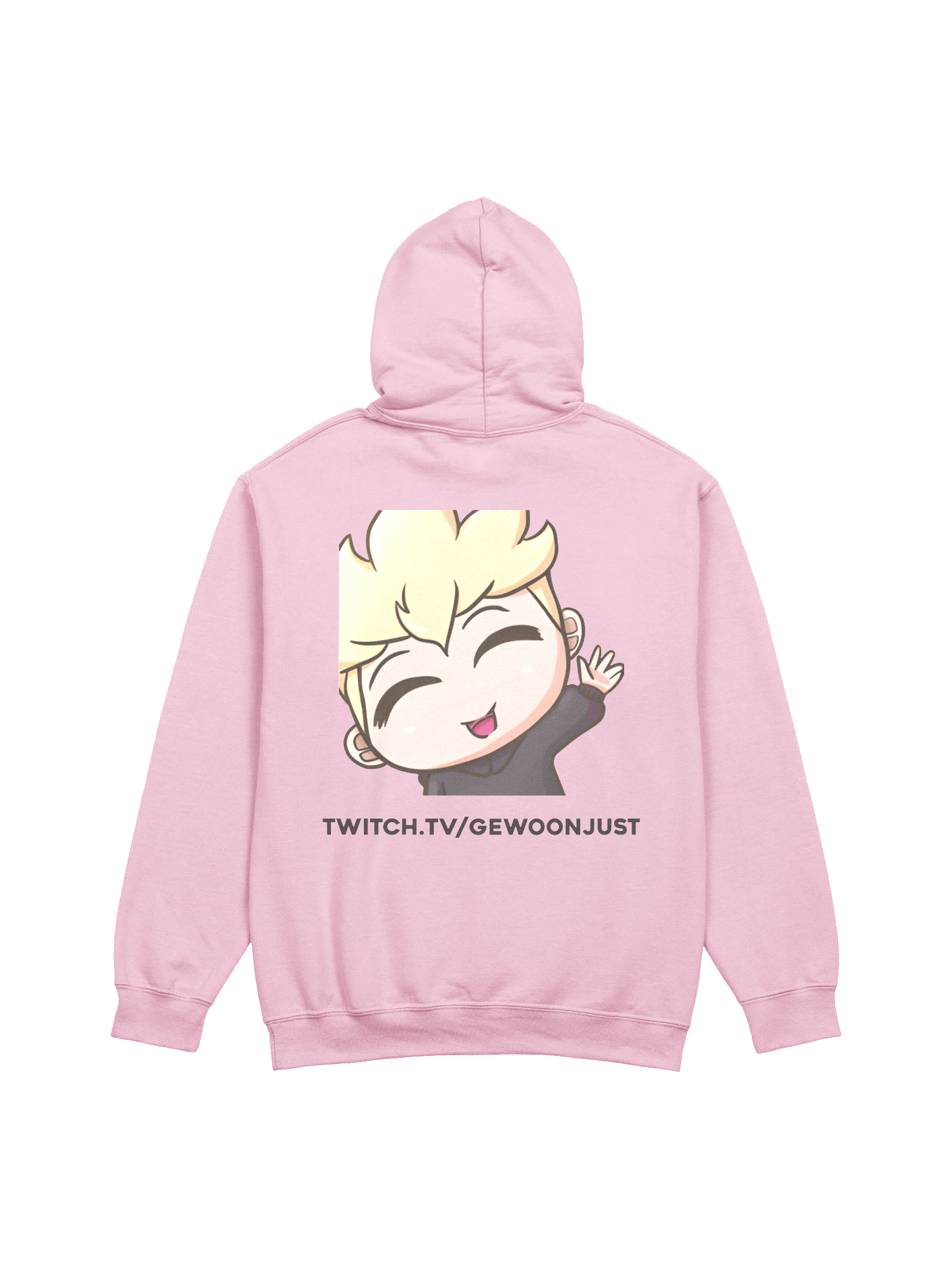 The "GewoonJust" hoodie product image (1)