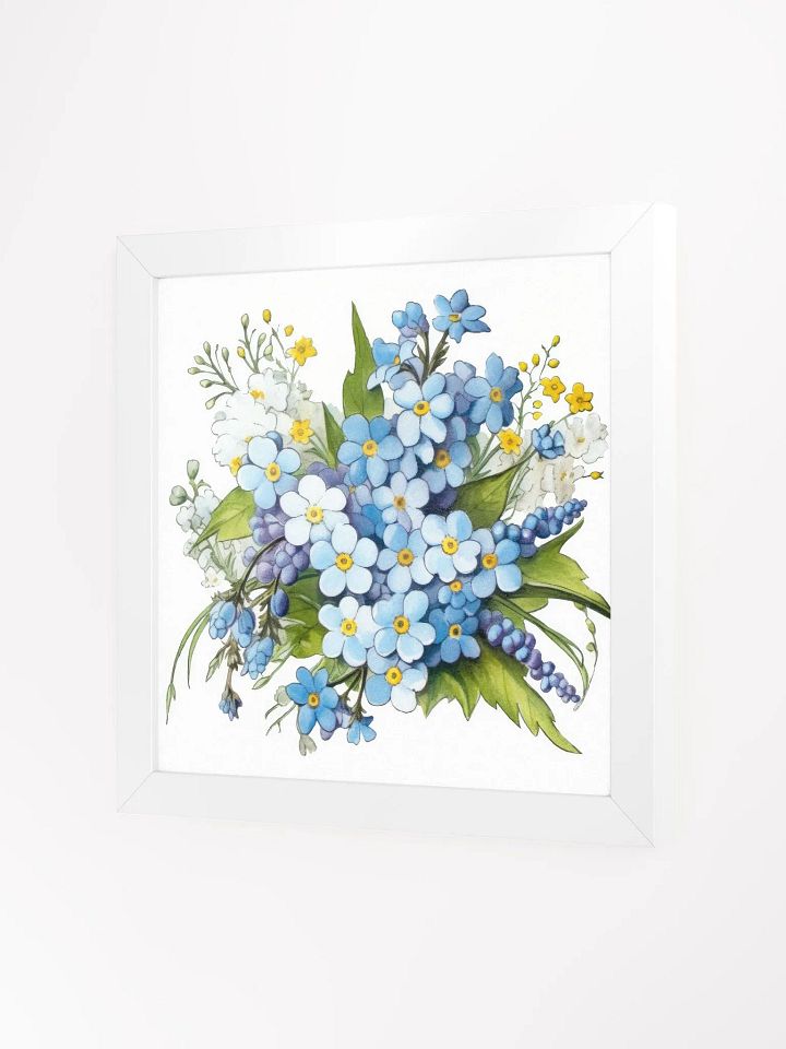Forget-me-nots Bouquet Watercolor Wall Art product image (22)
