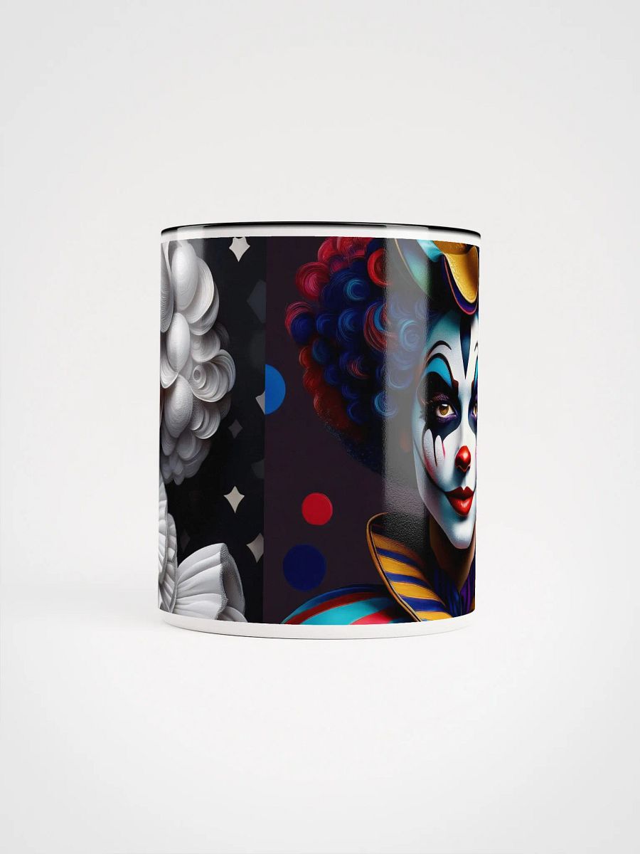 Ceramic Mug with Color inside clown girls double trouble product image (21)