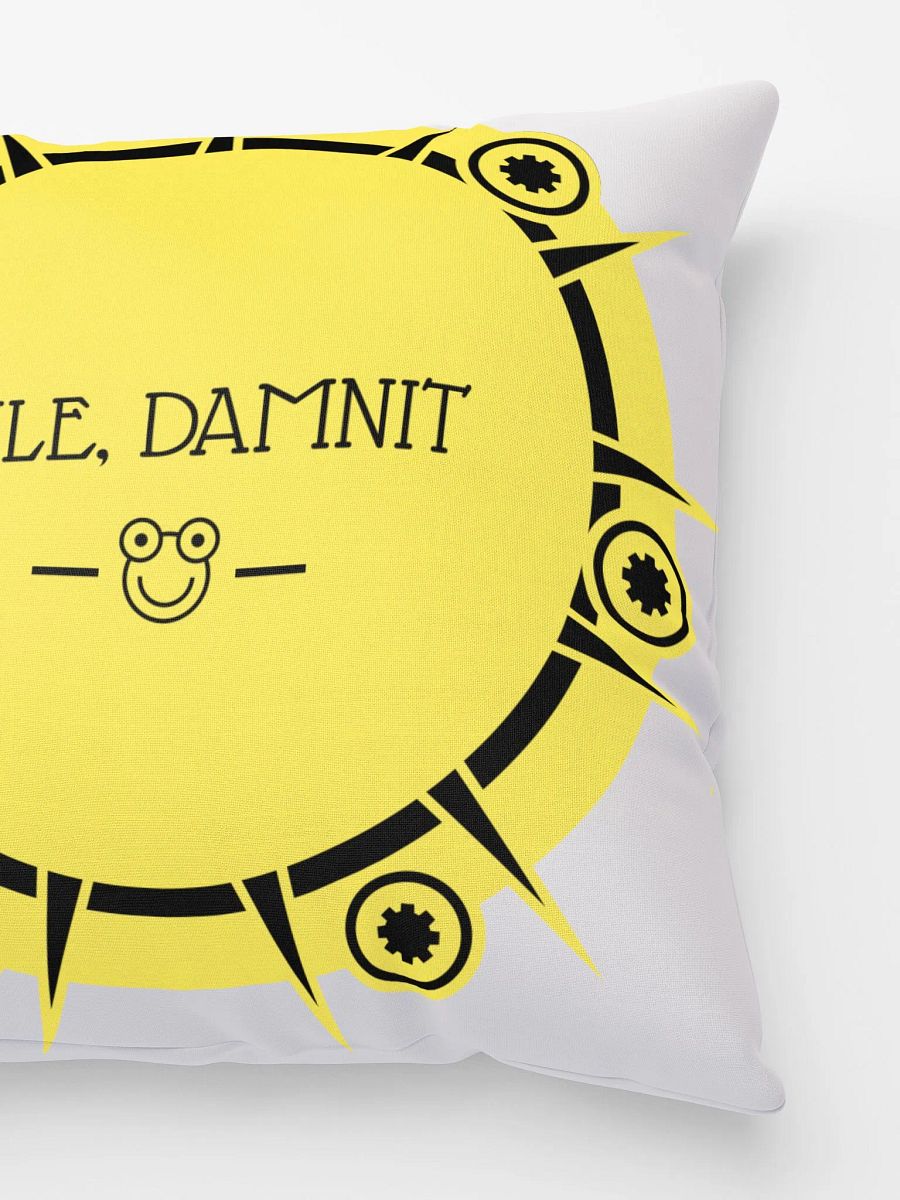 SMILE, DAMNIT. STYLIZED PILLOW product image (3)