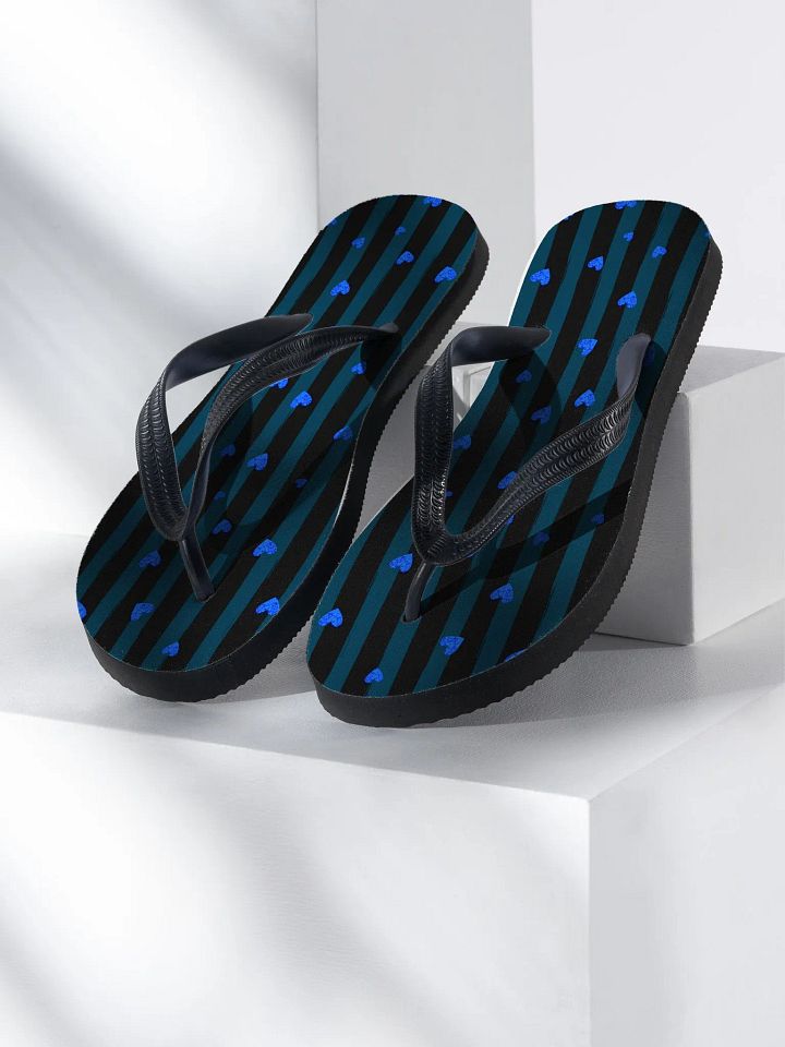 Blue Hearts Flip Flops product image (2)