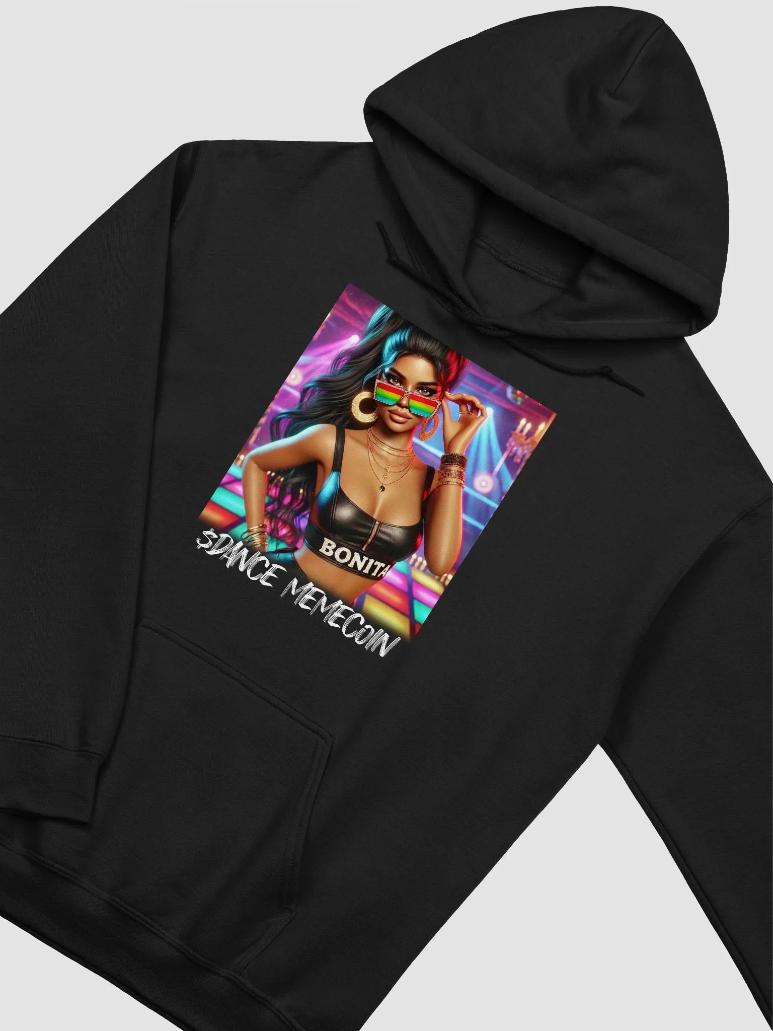 DANCE MEMECOIN - BONITA - CLASSIC HOODIE - BLACK product image (1)