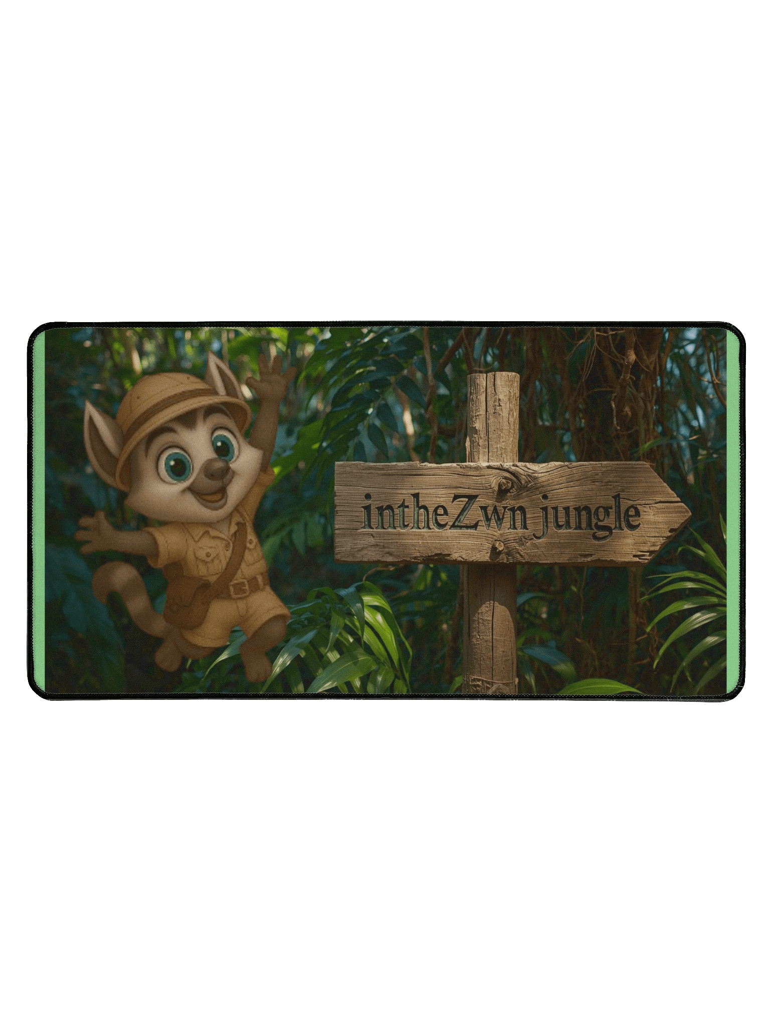lemur jungle desk mat product image (1)