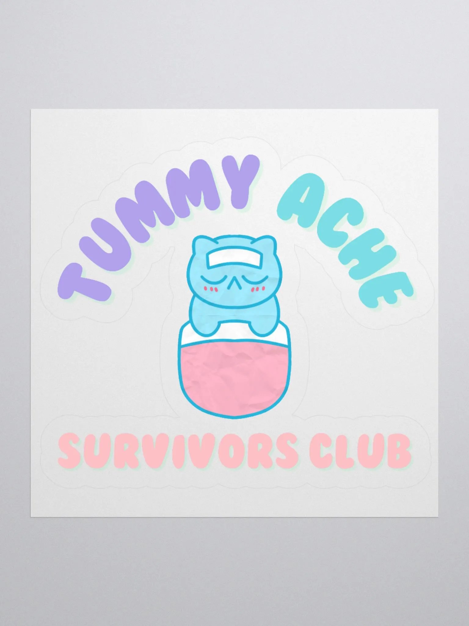 Tummy Ache Survivors Club Stickers product image (1)
