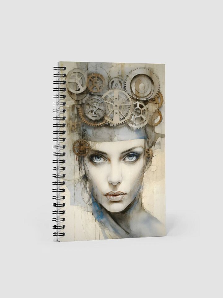 Harmony Steampunk Gears Spiral Notebook product image (1)