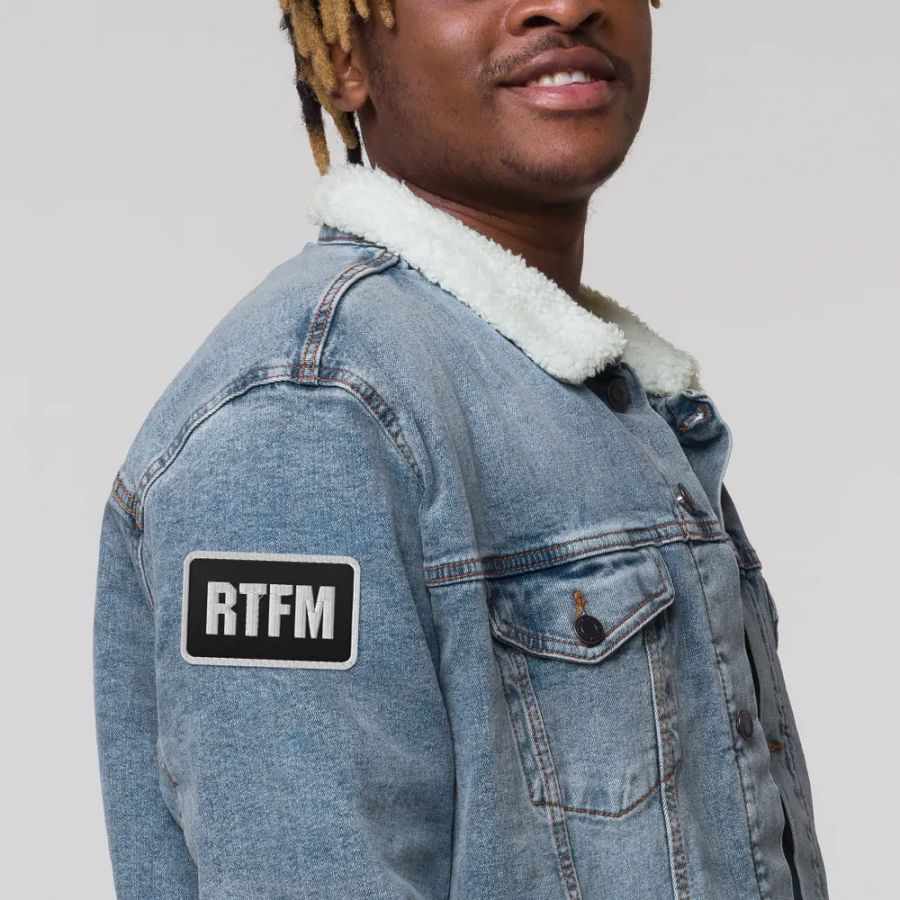 RTFM Embroidered Patch product image (5)