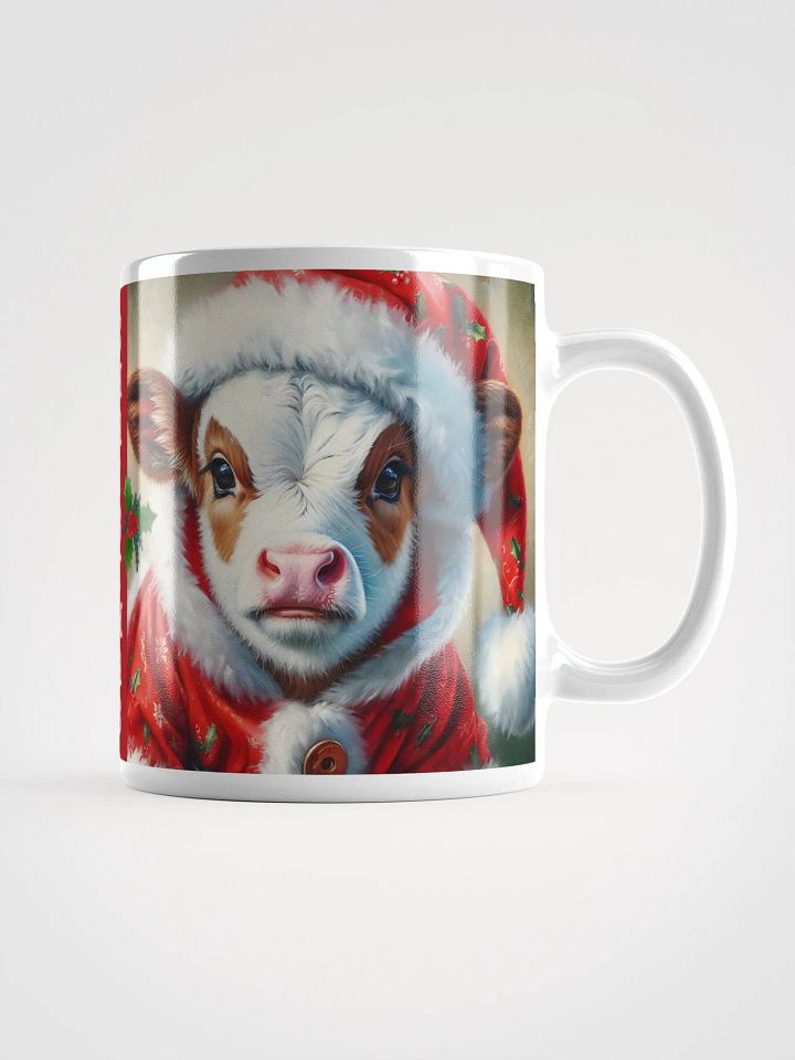 Happy Holidays Mooey Christmas Winter Vibes Cow White Mug product image (1)