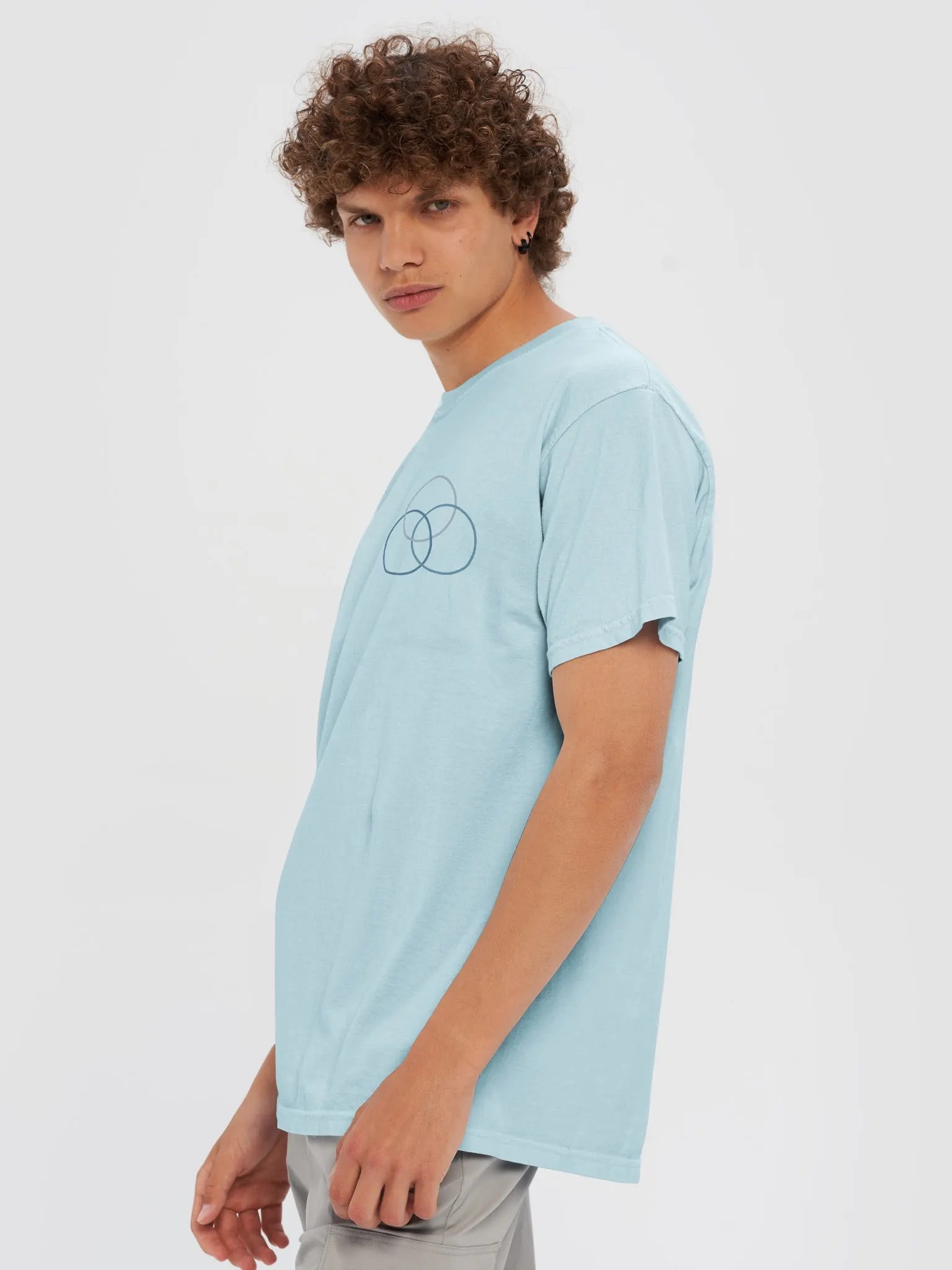 Kalkstein Chiropractic Comfort Colors Blue Logo Tee product image (22)