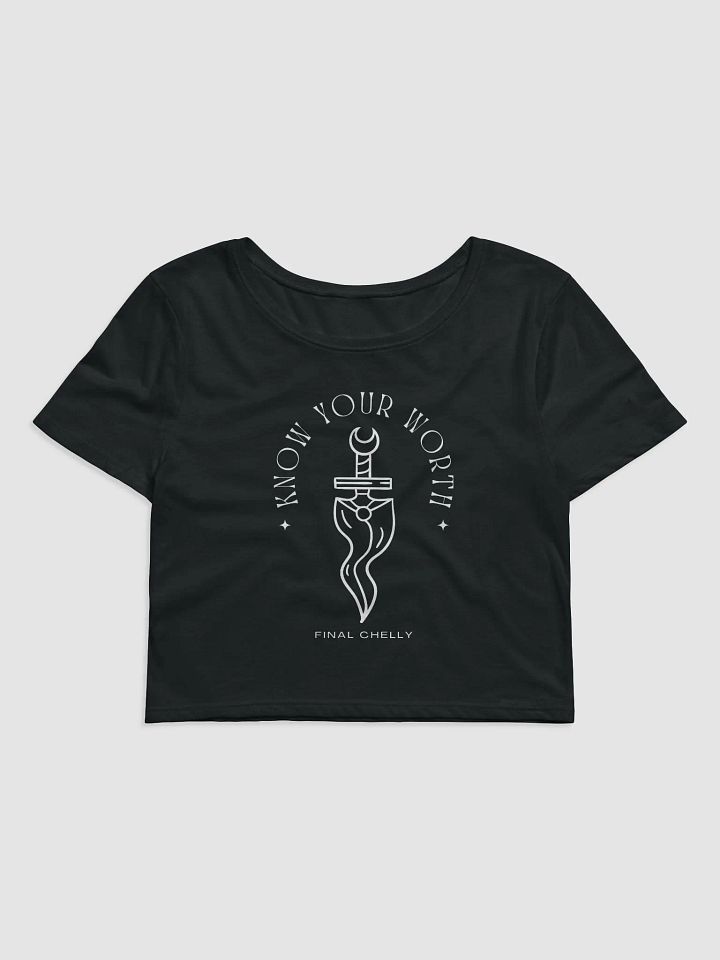 Know Your Worth Crop Top product image (1)