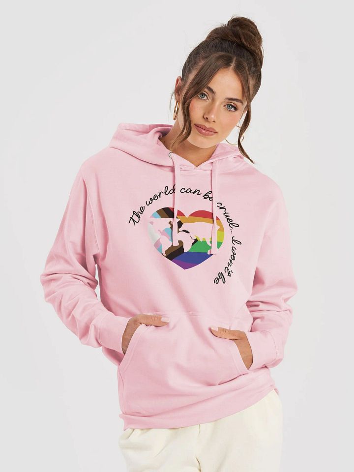 Rainbow Heart Unisex Hoodie product image (1)