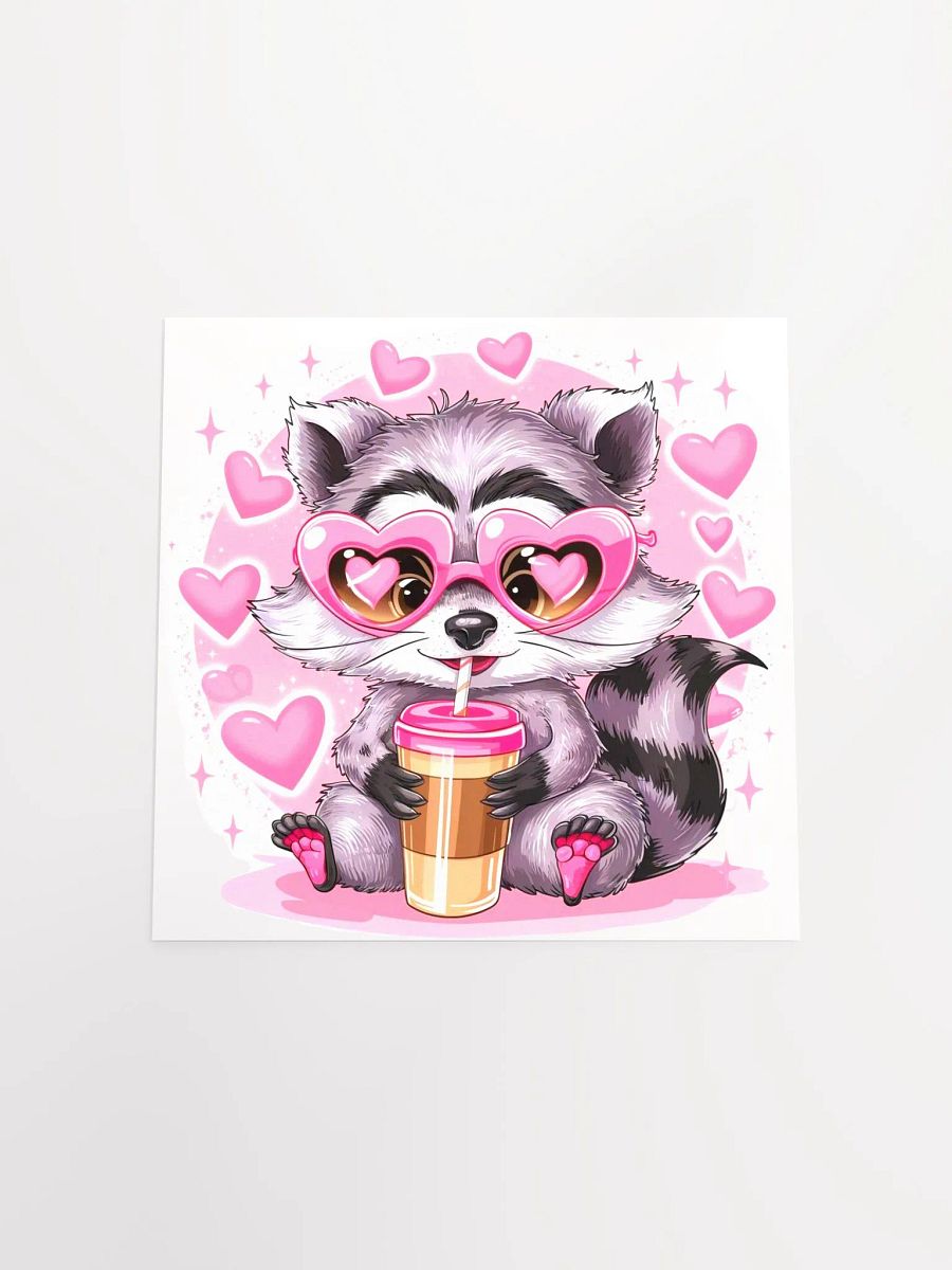 Whimsical Raccoon Poster product image (18)