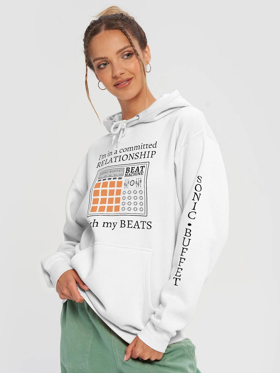 "I'm In A Committed Relationship With My Beats" Hoodie (light colors) product image (3)