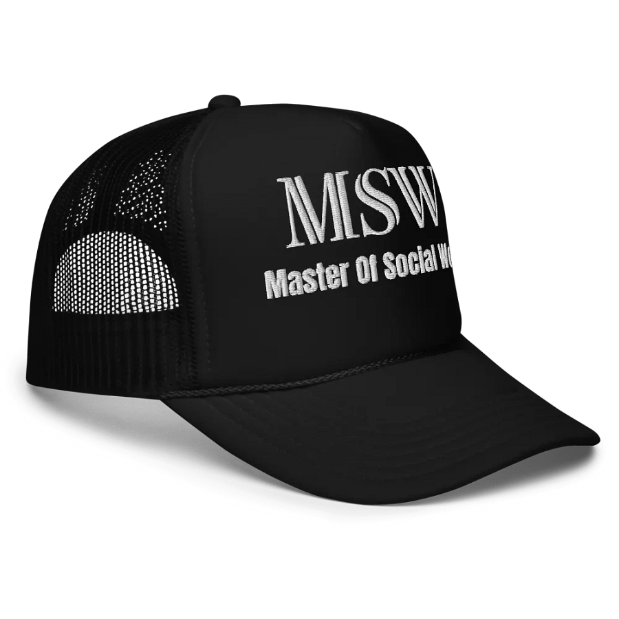 Master of Social Work - Embroidered Trucker Cap Hat product image (3)